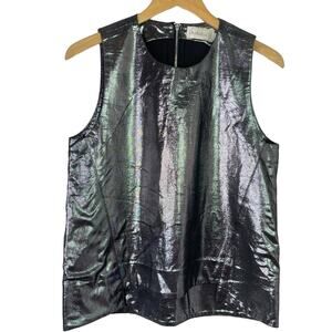 Vintage Silver Top Sparkle Disco Shakuhachi Med